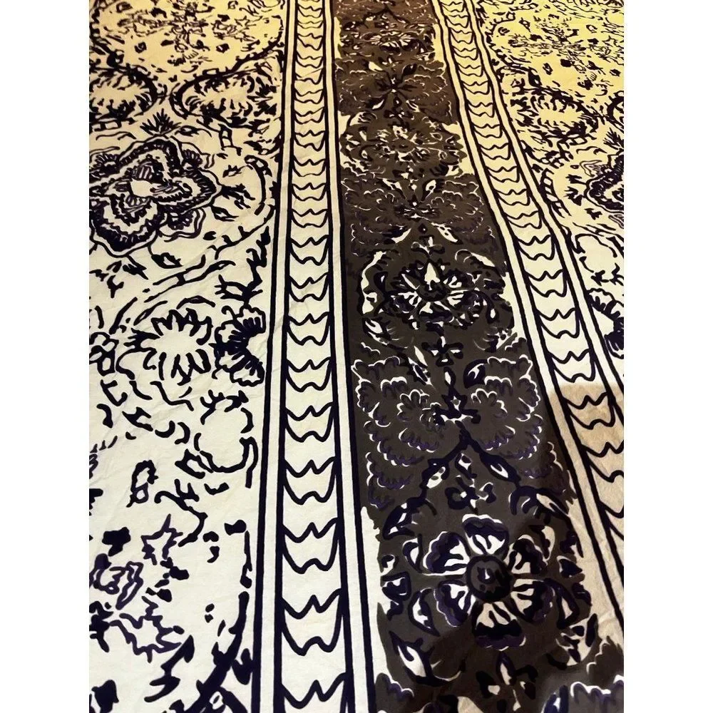 MT urban outfitters duvet set twin with shams India batik purple white reversib